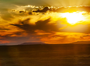 Sunset Over Painted Desert